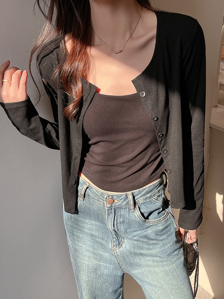 White spring cardigan