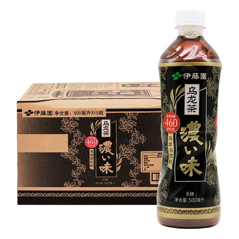 ITOEN Itoyuan Чайный напиток Напиток без сахара 500 мл * 15 бутылок Целая коробка 7 вкусов Поддержка смешанных пакетов