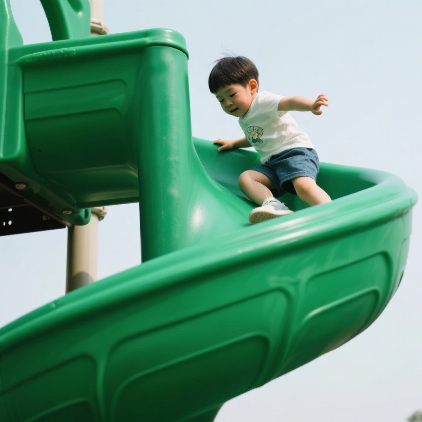 定制滚塑滑梯一体成型无接缝防刮伤抗晒抗冻耐冲击滚塑模具