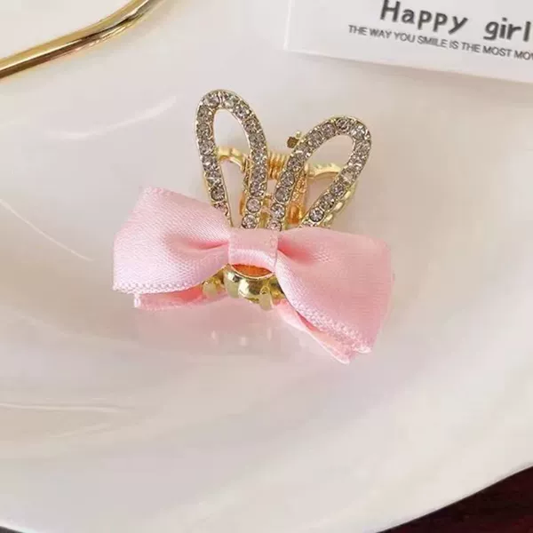 Fuchsia rabbit with bow