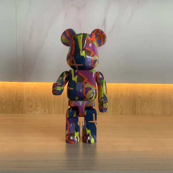 Neon movable ecological plastic constructor, graffiti