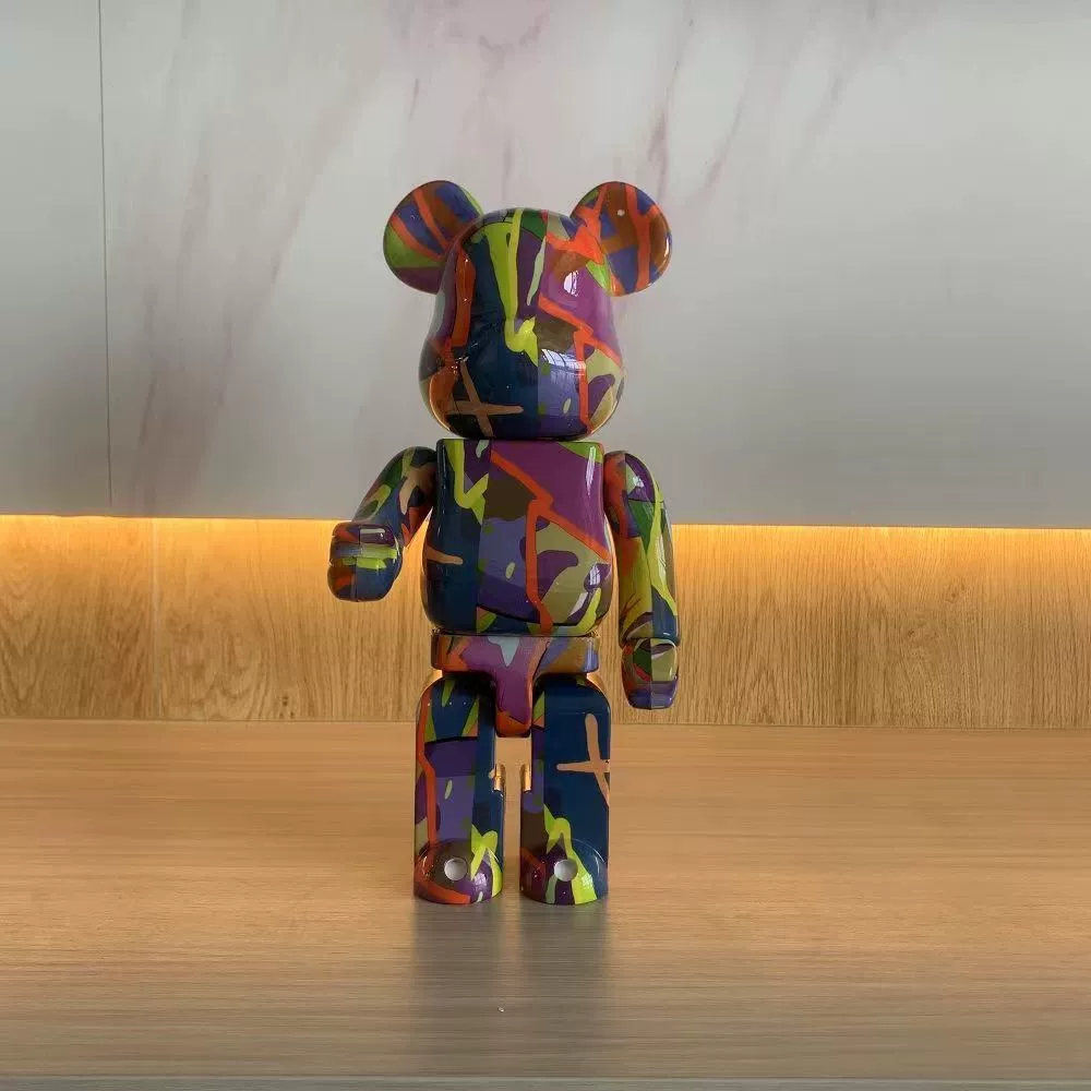 【80% повторной покупки】Звероблок Bearbrick медведь 400% жестокий медведь кокс кукла для гостиной модная игрушка ручная работа