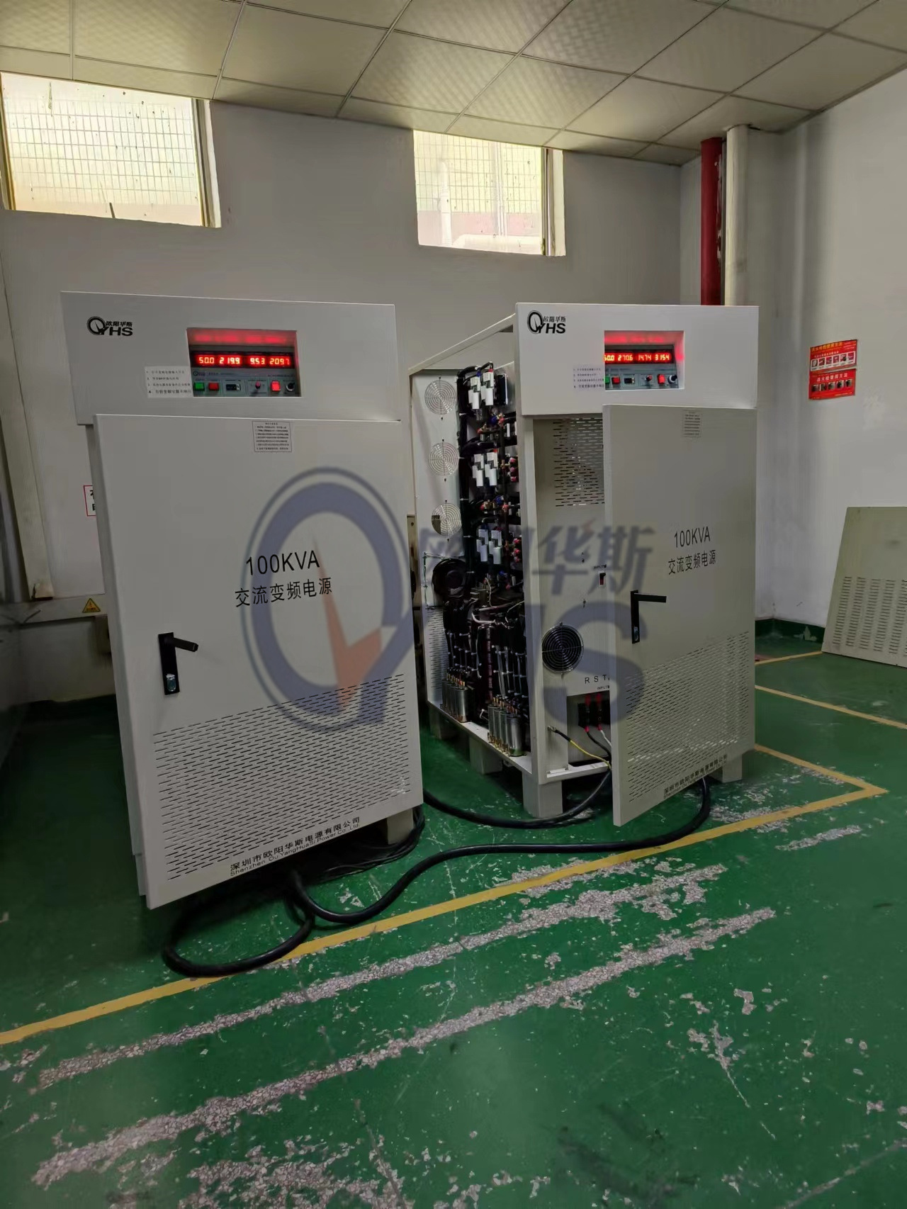 ŷ����˹����100KVA��Ƶ��Դ��������������480V 60HZ�����50HZ