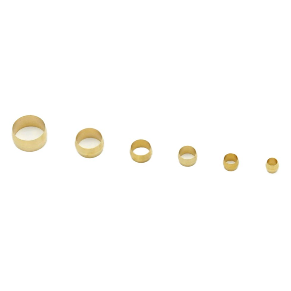 Латунные фитинги для нефтепроводов, медные кольцевые хомуты, соединитель для медных труб нефтепровода 46810MM, соединитель-хомут