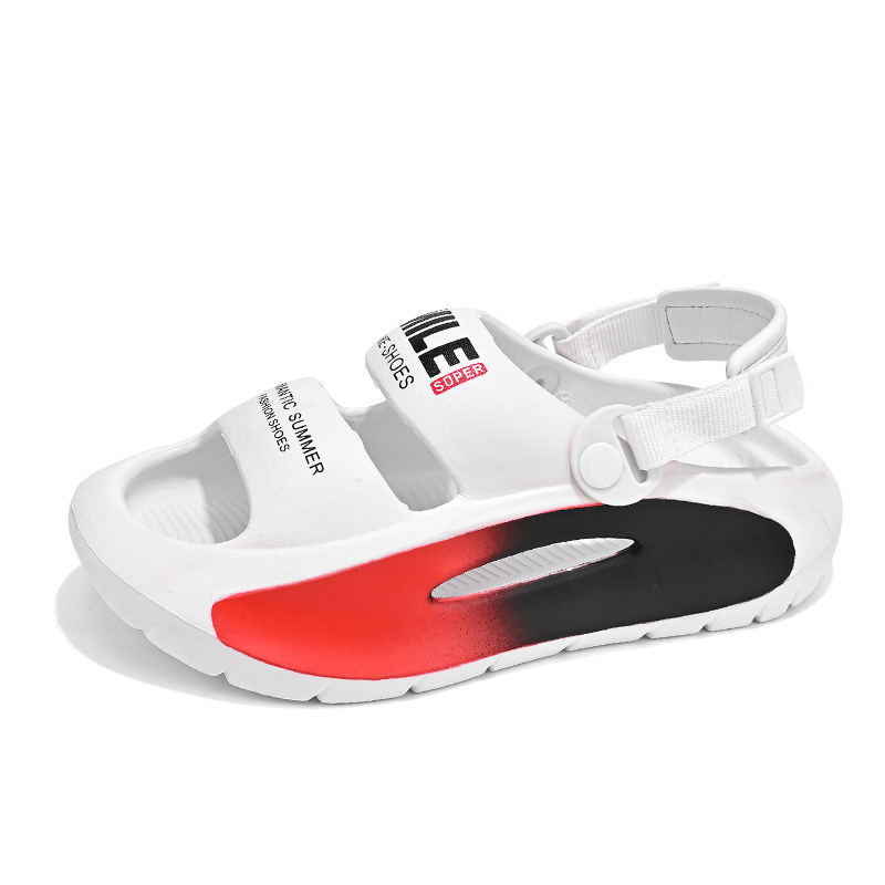 Sandalias y pantuflas para hombres y mujeres 2025 verano nuevo estilo antideslizante desgaste exterior conducción transfronteriza adolescentes zapatos de playa sandals