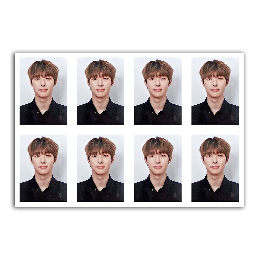 ATeez 2-й Atiny Fankit периферия Сертификат Фото Фото Паспортные фотографии