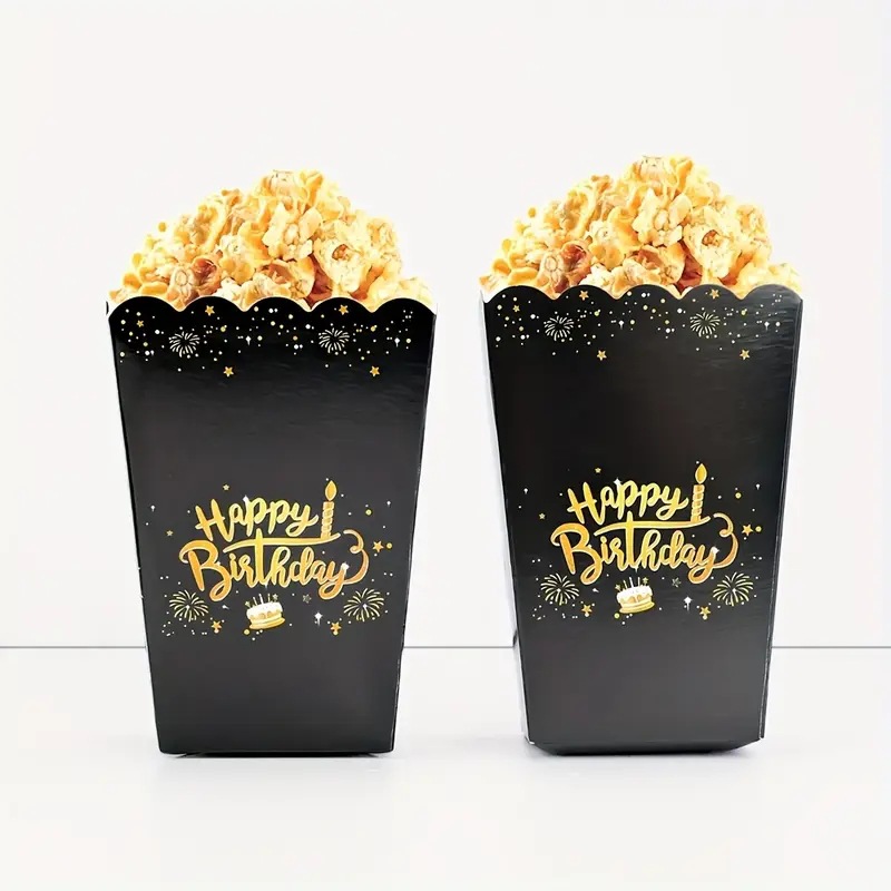 Caja de palomitas de maíz de grado alimenticio al por mayor transfronterizo para llevar caja de papas fritas cuadrada pollo plegable