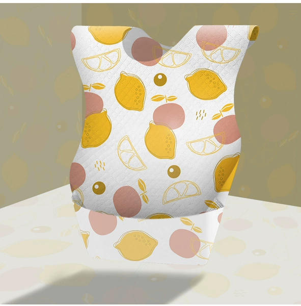 Lemon bib, pack, 10 pieces