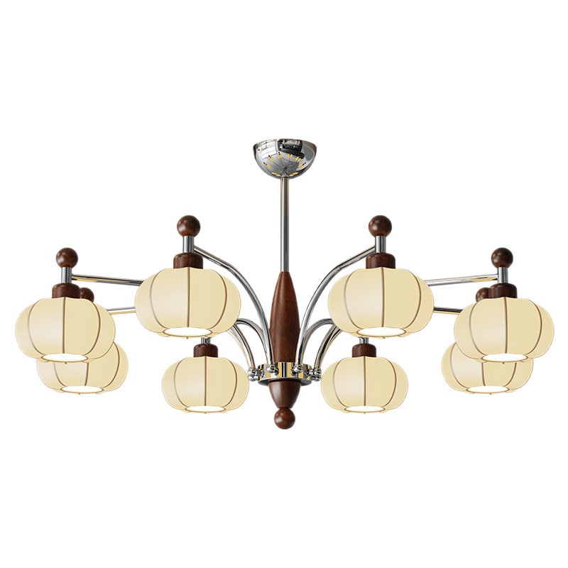 Araña de sala de estar de estilo antiguo francés, diseño de iluminación de dormitorio retro americano de alta gama, lámpara de bar de restaurante