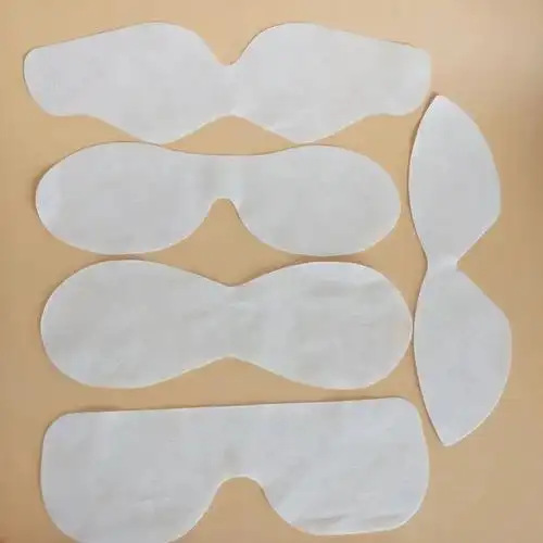 厂家直供一次性连体眼贴棉片椭圆逗号眼贴棉片