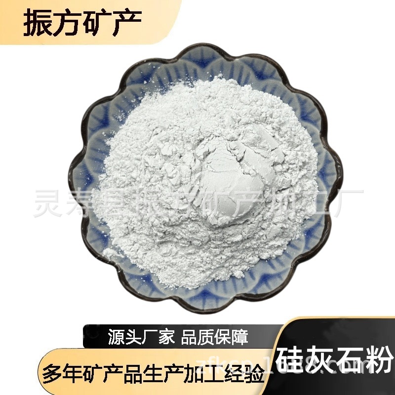 厂家供应 硅灰石粉 塑料陶瓷油墨涂料耐火保温材料用针状硅灰石粉