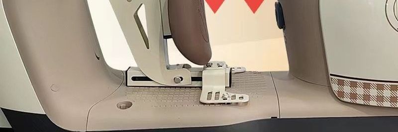 Baby electric vehicle compatible foldable safety seat, front-mounted child seat suitable for Yadea and Aima, default cotton option
