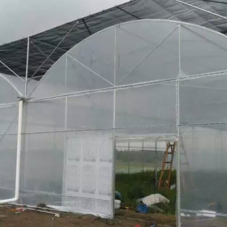 厂家供应 智能农业外遮阳蔬菜连栋温室大棚 育苗养殖热镀锌大棚架
