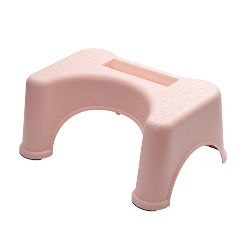 Toilet seat step stool, thick plastic chair for adults and children, toilet footstep low chair for squatting toilet, lazy person's convenience stool