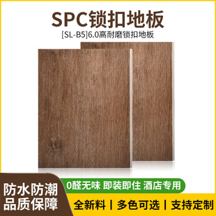 Stone Plastic Floor Silent Flame Retardant Bedroom Kitchen Balcony Home Thickeneded Durable Moisture-Proof 6mm Lock Floor Spc