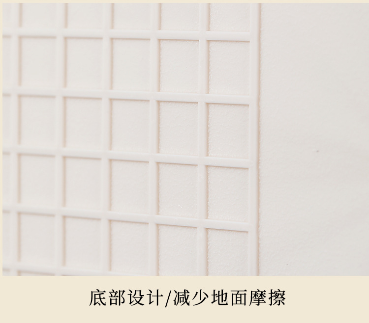 亚马逊同款格纹仿藤编竹盖收纳盒简约厨房桌面收纳储物盒厂家批发