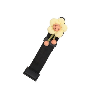Limiter Anti-Neck Creative Cartoon – Seat belt shoulder pad - milk-yellow-sunflower-seat-belt-retainer
