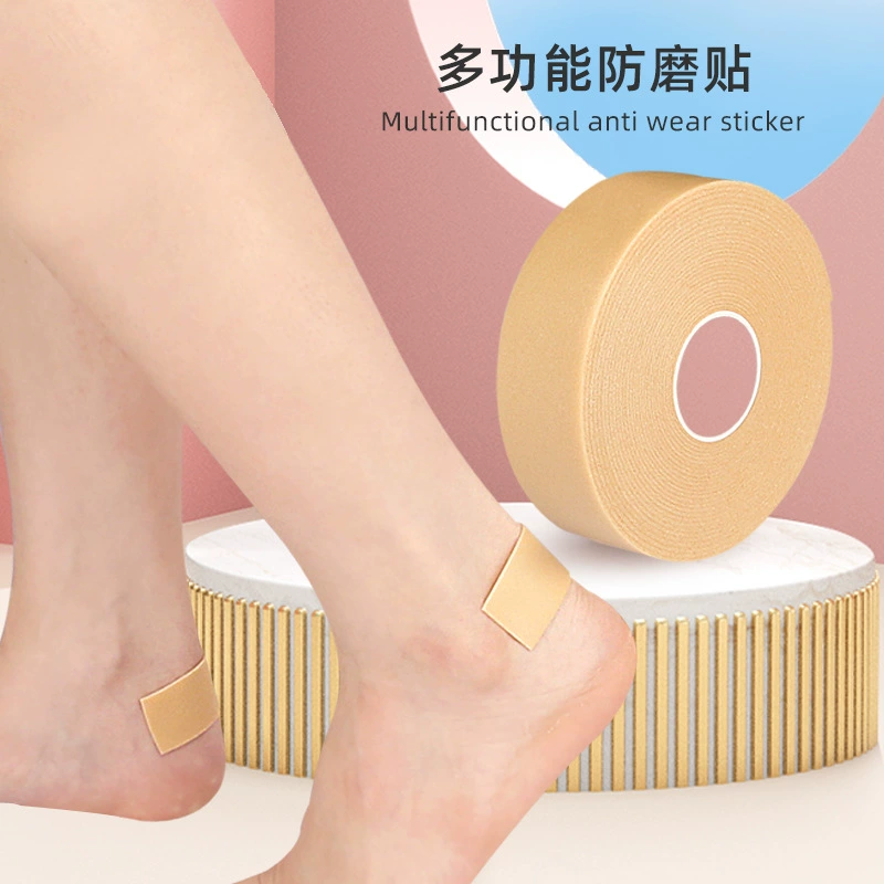 Противоизносная наклейка на пятку, водонепроницаемая пена, обувь на высоком каблуке, клейкая лента, Противоизносная наклейка на пятку, высокий каблук, мужские и женские нескользящие коврики половинного размера