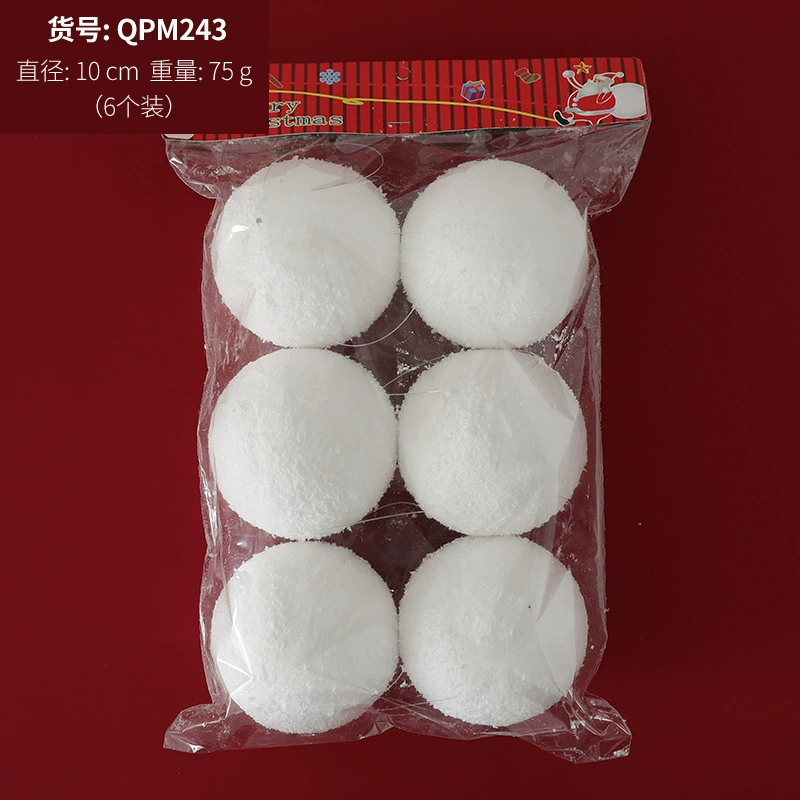 White accessory from foam, pendant, 4-10cm