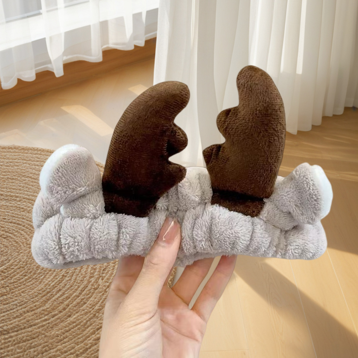 Estilo coreano estudiante lindo diadema tocado accesorios para el cabello pequeño animal Banda para el cabello de las mujeres lavado de cara simple máscara diadema