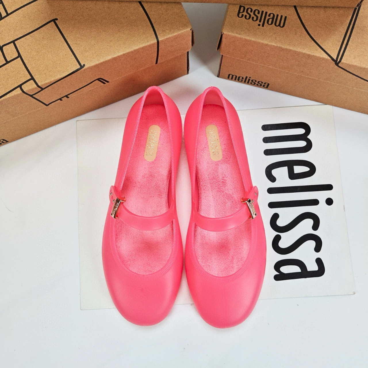 2025 Melissa одиночные туфли осень-зима балетные туфли с бархатной подкладкой простой плоский низ носок с квадратным носом Melissa Soft