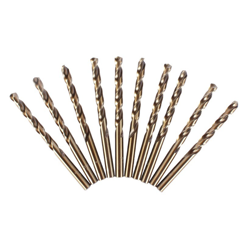 Заводская поставка быстрорежущей стали запеченный джут спиральное сверло M35 Кобальт прямой хвостовик спиральное сверло из нержавеющей стали специальные