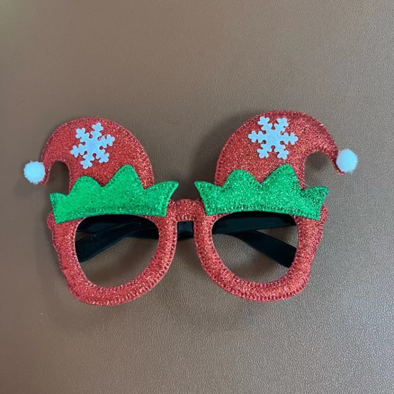 Nueva Navidad diadema gafas marco Halloween Día de San Valentín gafas de Santa Claus gafas Fiesta de Navidad