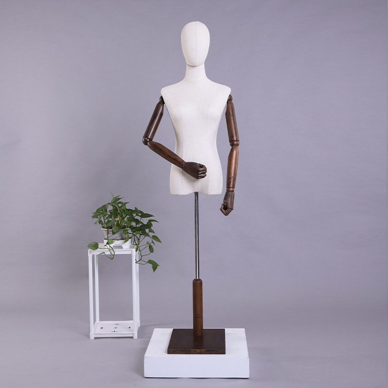 Estilo coreano tienda de ropa modelo apoyos ventana femenina soporte de exhibición mesa de maniquí modelo de ropa de mujer estante antiguo modelo de vestido de boda