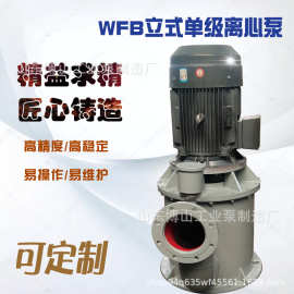 WFB立式单级离心泵密封自控自吸泵高寿命小体积民用污水节能高效