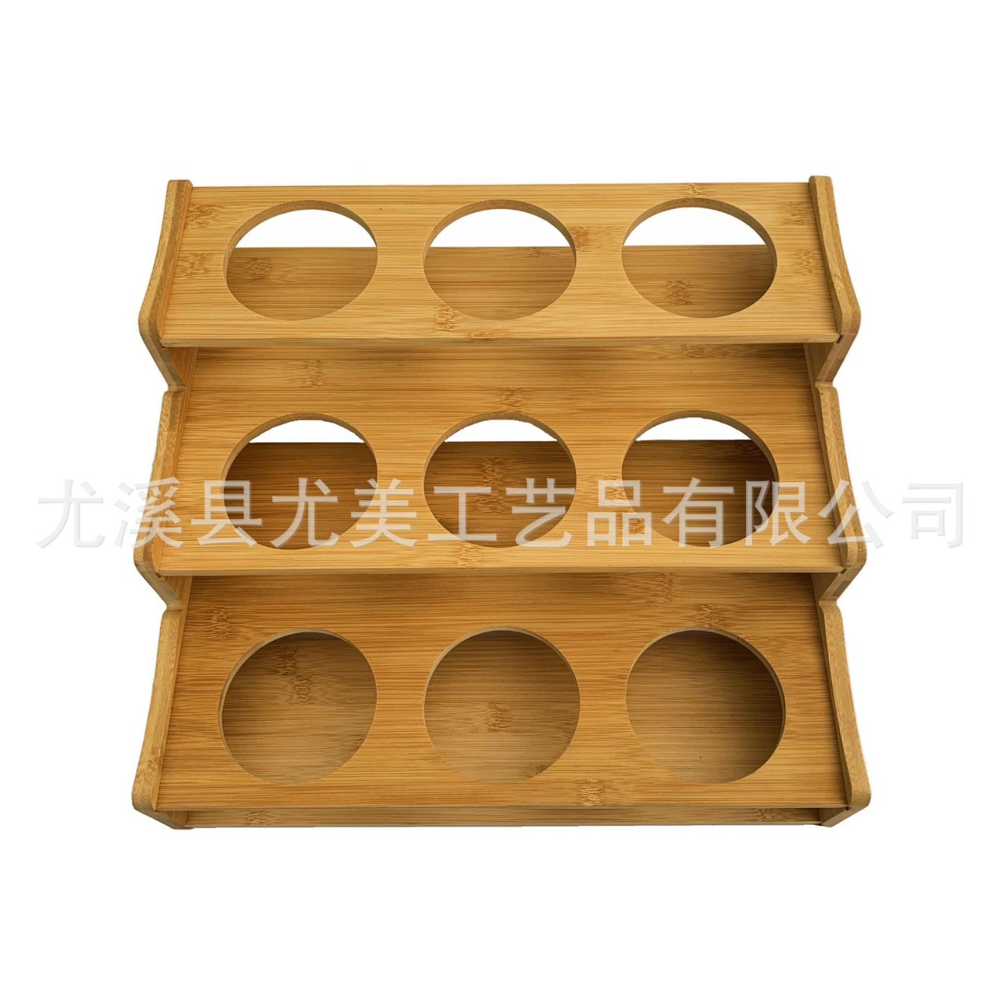 Portavasos de bala de bambú estante de copa de vino blanco espíritus portavasos separador de vino estante traje de almacenamiento de taza estante