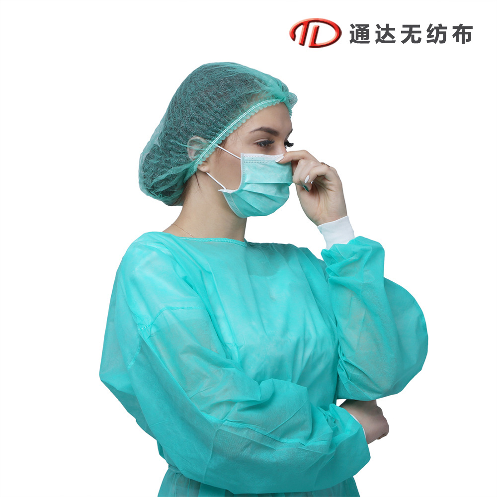 一次性隔离衣防尘服无纺布隔离服25gPP工作服罩衣批发厂家直销