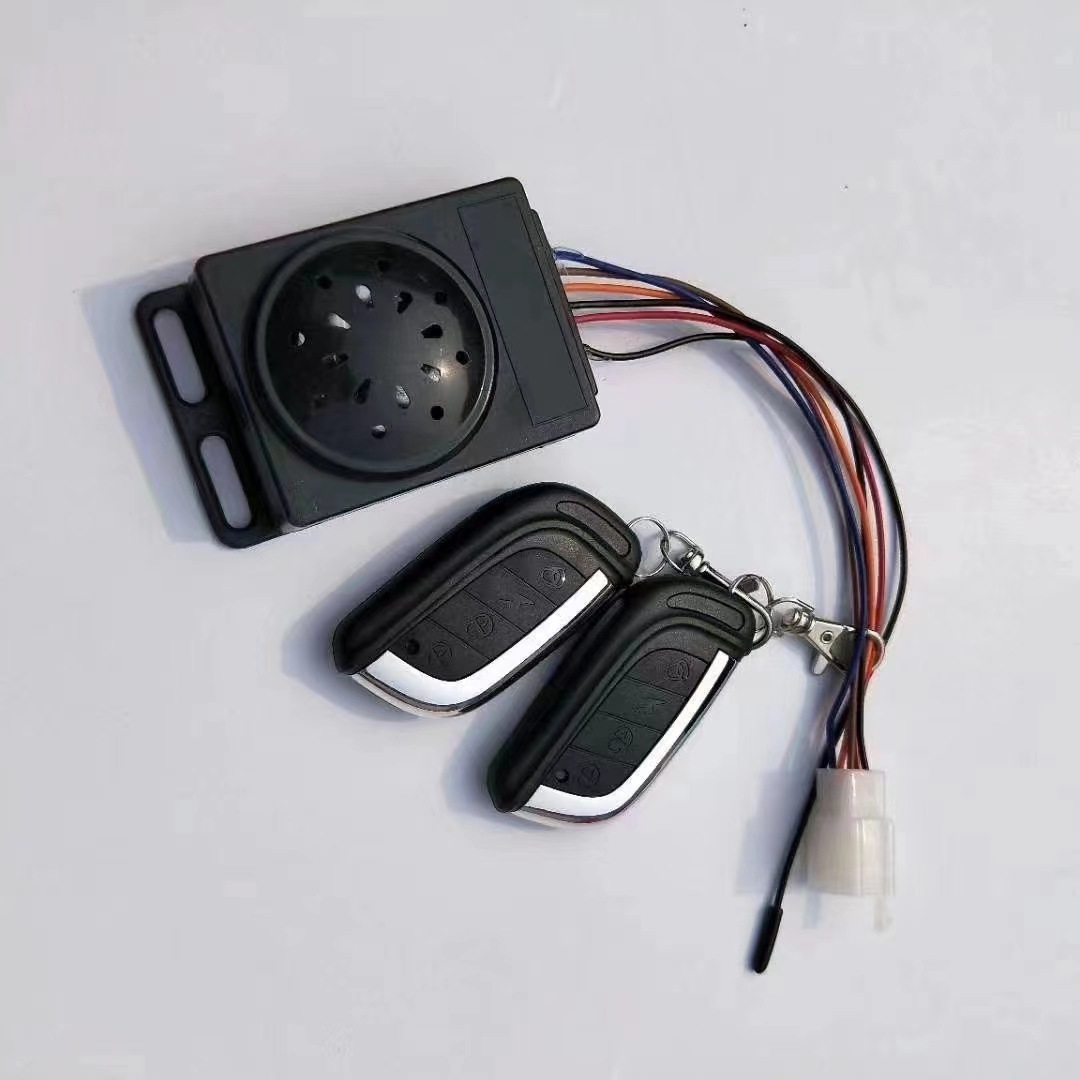Electric tricycle anti-theft alarm battery 48V60V72V remote start lock motor one-key start