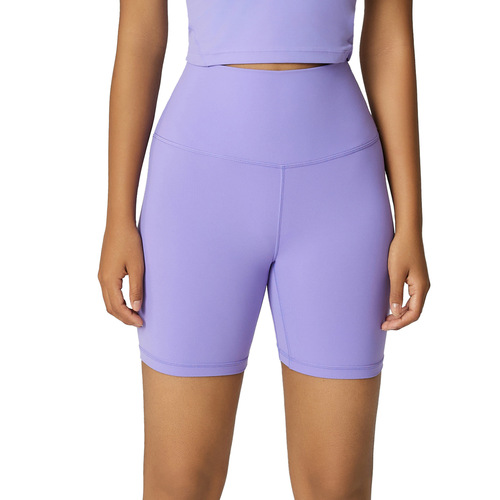 AD Two-Sided Herringbone Bare Texture Yoga Shorts for Women, Small Waist Exercise Shorts with Peach Butt Pockets, Yoga and Fitness Pants