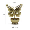 Cross -border Creative Iron Candle Metal Butterfly Butterfly Candle House Decoration Crafts Swing Candlestick