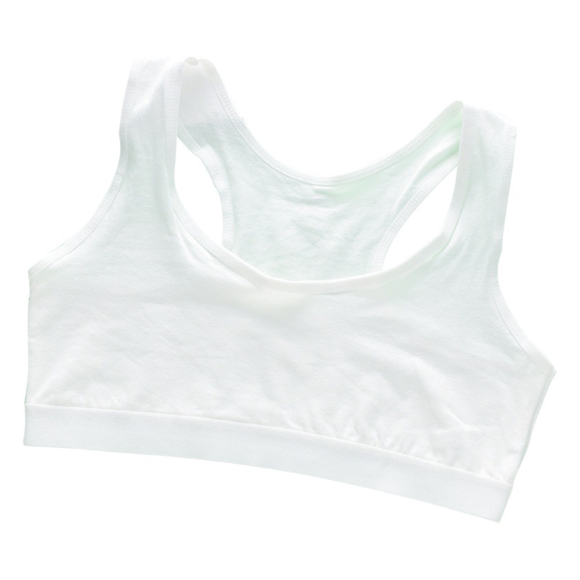 Ropa interior de desarrollo de las niñas chaleco pequeño ropa interior para niños estudiante de primaria femenina deportes sujetador de niños grandes ropa interior de niña de verano
