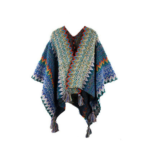 Yunnan Lijiang travel shawl clothes ethnic style Xu Hongdou same style cloak with thickened cloak cloak for women