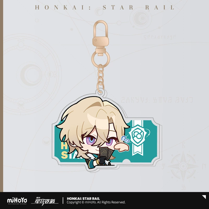 Коллекционный значок (Honkai: Star Rail) — персонаж, цветной картон на подложке, одиночный