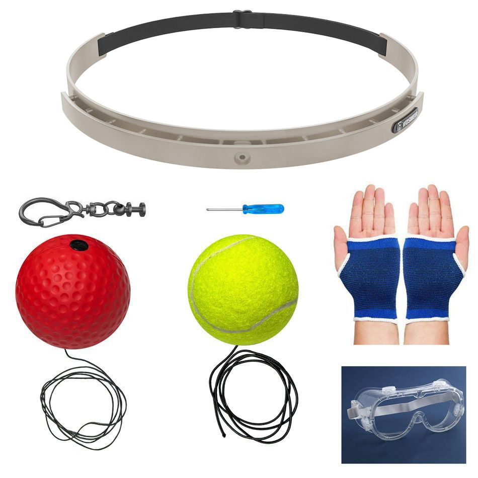 Bola de reacción de boxeo montada en la cabeza Descompresión para niños Bola de ventilación Bola de velocidad mágica Entrenamiento de habilidades para adultos Sala de fitness