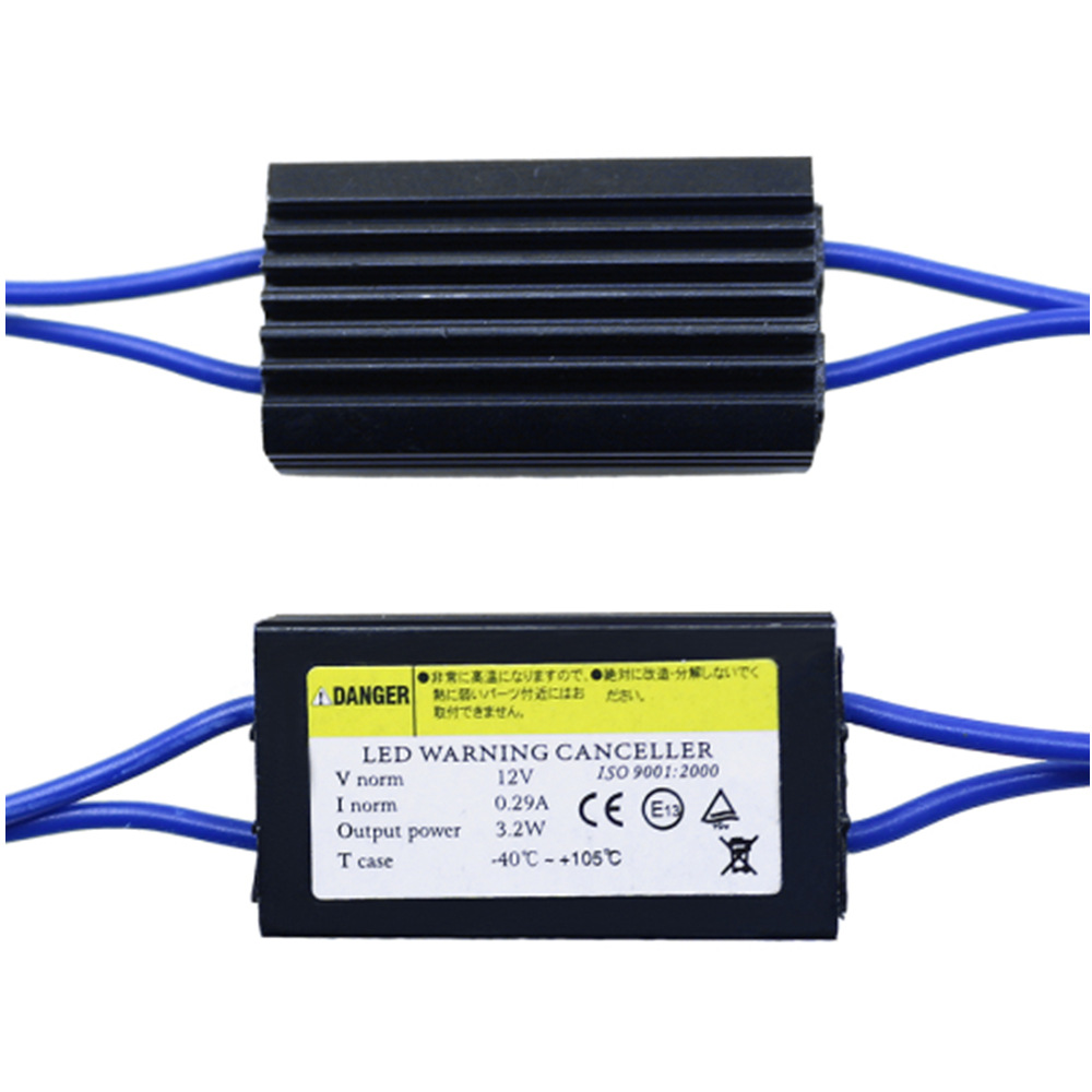 T10 LED ancho luz pequeña luz decodificador BA9S W5W coche LED decodificación línea conjunto removedor de fallas