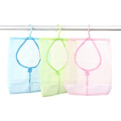 Pure Color Hook Mesh Bathroom Miscellaneous Storage Bag, Waste Storage Bag, Dorm Storage Hanger Bag, Cup Bag, Handheld Bag