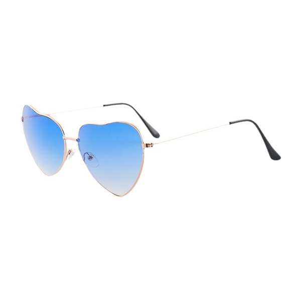 marine sunglasses heart-shaped