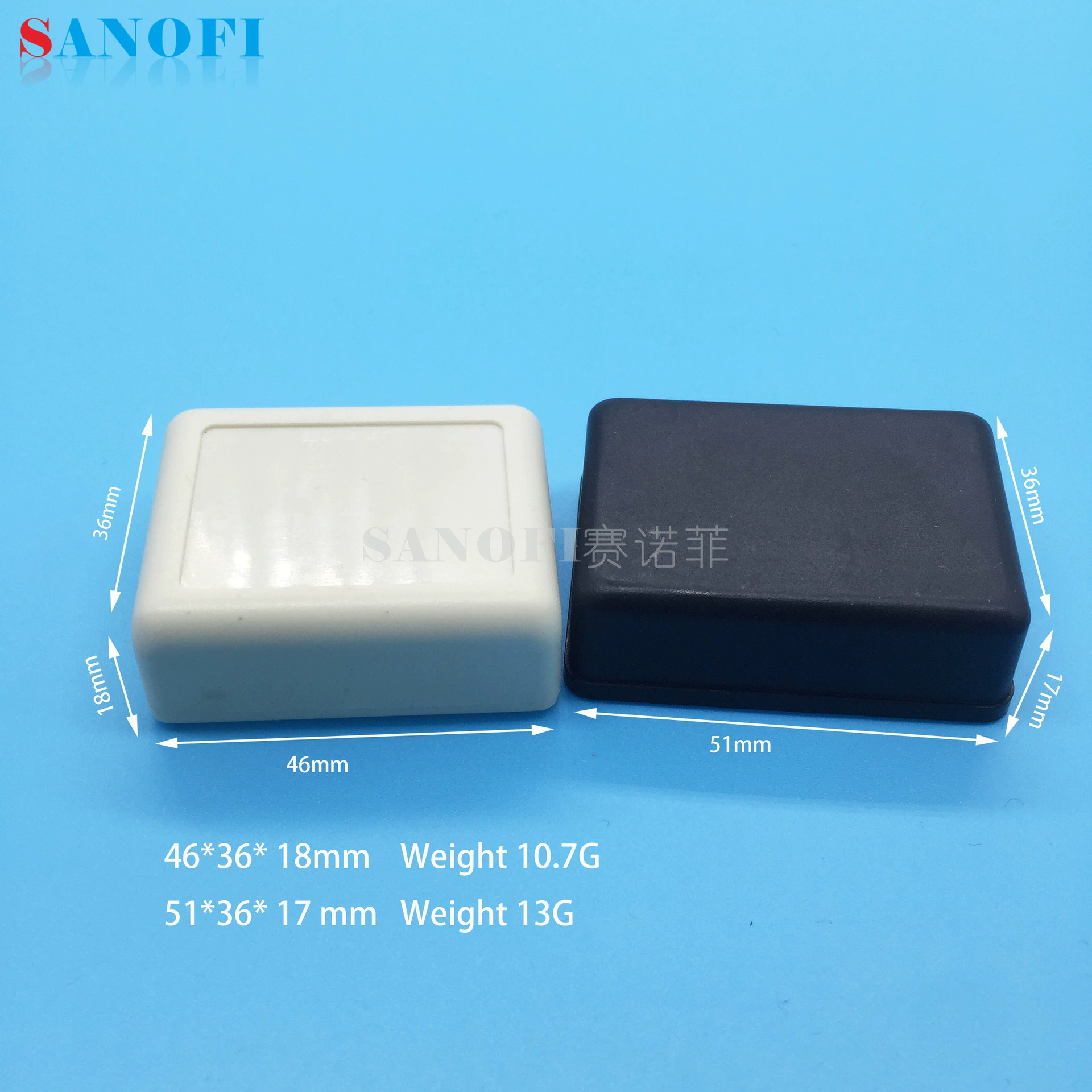 Пластиковый корпус ABS Электронная клеммная коробка DIY модуль корпус печатной платы через коробку питания корпус питания