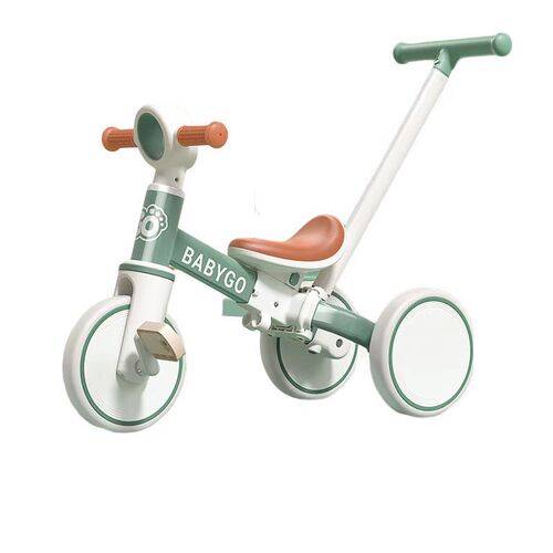 BabyGo Children's Three-Wheeled Tricycle Pedal Bike Stroller Magic Multifunctional Lightweight Bicycle Baby Kids Balance Bike
