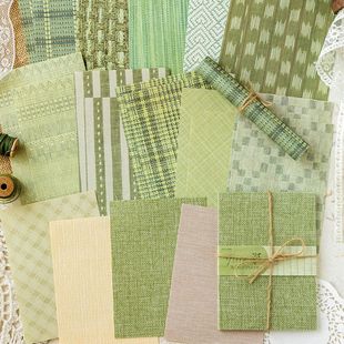 Momo Retro Handmade Material Paper Paper Rattan Series Handbook Bag Handmade DIY Background Decorative Base Paper