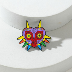 塞爾達傳說胸針王國之淚魔吉拉面具別針靈感創意荒野之息合金徽章