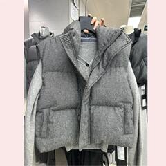 外贸新款羽绒棉马夹女短款立领无袖外套坎肩女士外穿背心休闲马甲