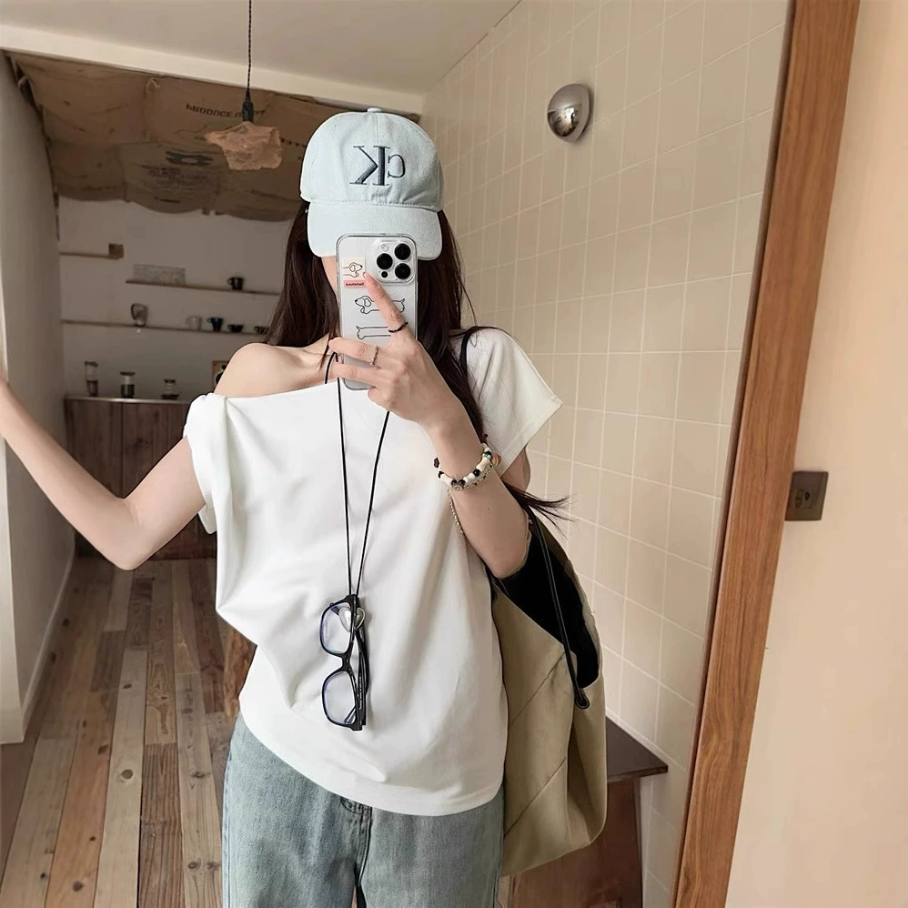 Summer fitted short sleeve T-shirt