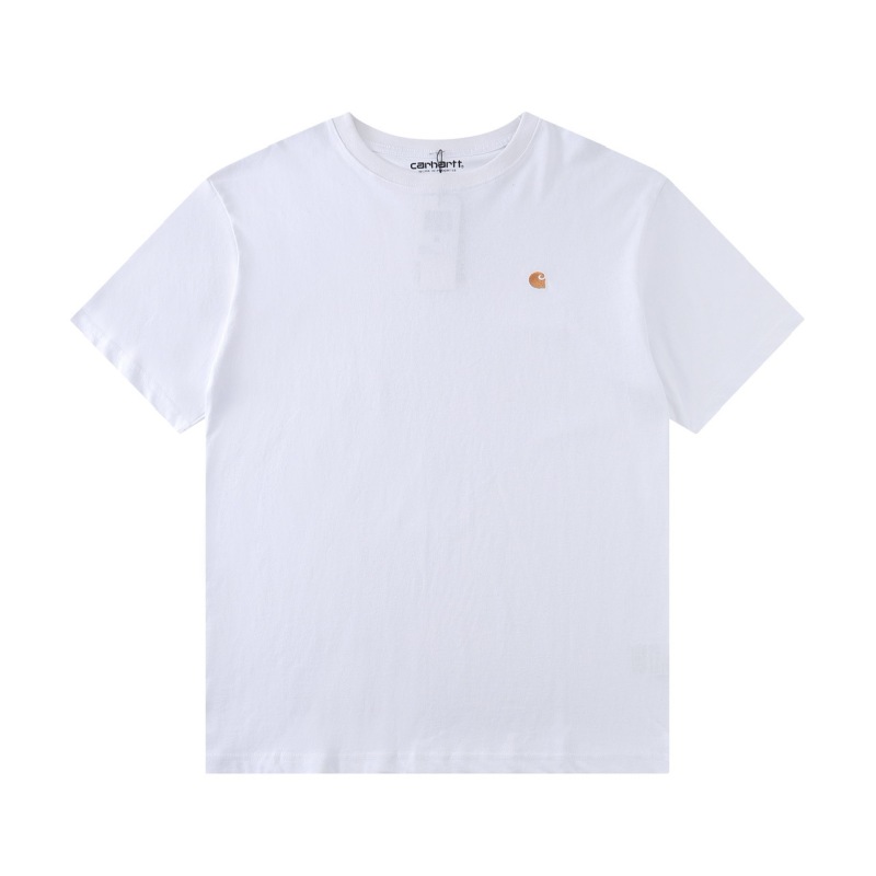 Carharttカハートk87小標純色工装ポケット半袖男女潮牌ゆるい丸首カップルtシャツ|undefined