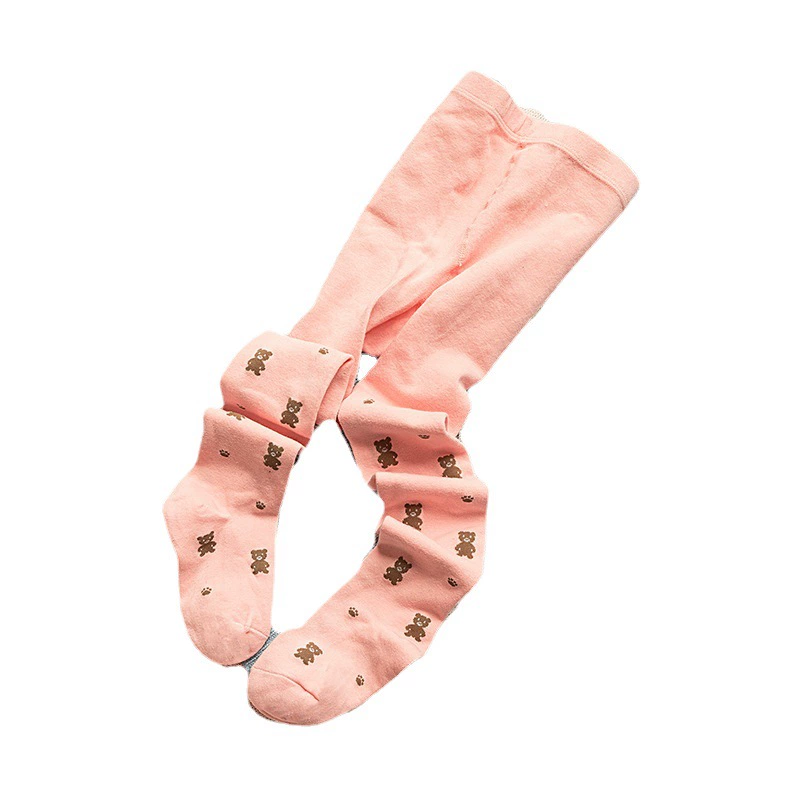 图图星 Autumn cartoon children's cotton trousers, with little bears, wholesale