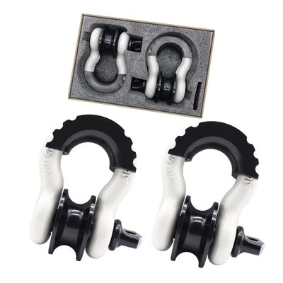Jimo source factory with pulley large shackle G209 3/4 shackle wholesale multi-color optional large price excellent (Other Car Modifications) - white-pack-of-two
